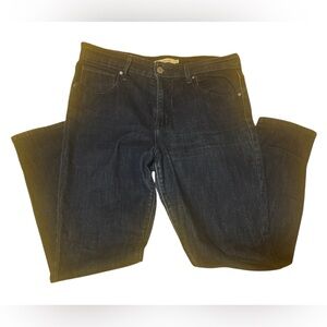 Levis Womens Size 32 721 High Rise Skinny Jeans Blue Denim Cotton Blend